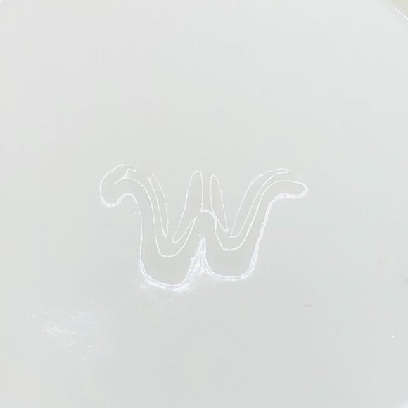 Vintage 50s Pastel Floral Porcelain Candy Sugar Bowl, Scalloped Edges - Picture 9 of 11